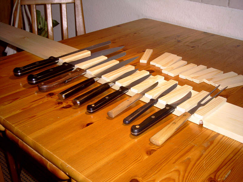 Planung Messerblock