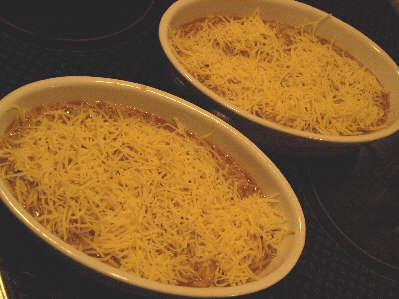 Gnocchi mit Soße und Käse