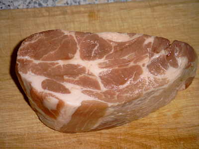 Schweinekamm für Hackfleisch