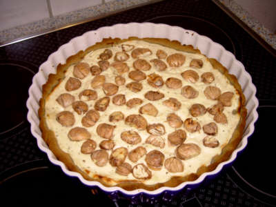 Fertige Maronentorte