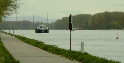 Rhein bei KA